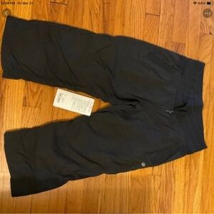 Lululemon Dance Studio Crop Pants Size 4 Black Drawstring Jogger Yoga